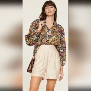 Apiece Apart Floral Blouse XS